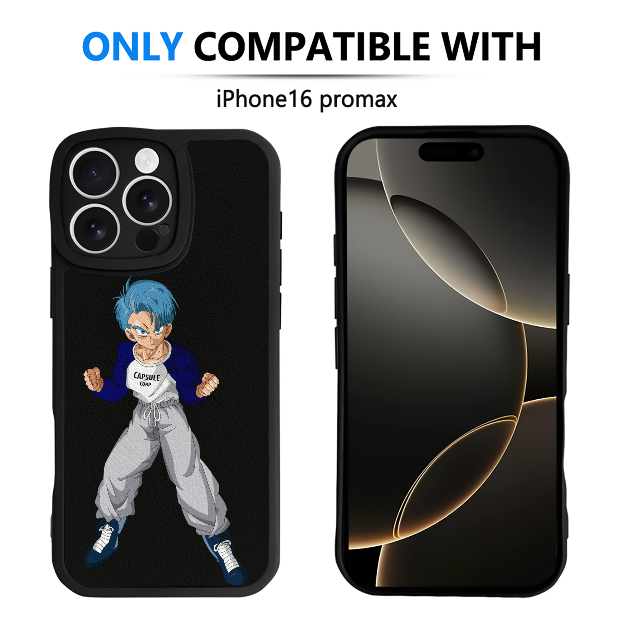 （画像用） ドラゴンボール DRAGON BALL 【iPhone 16シリーズ対応】シリコンスマホケース（レザー調） 材質：シリコン